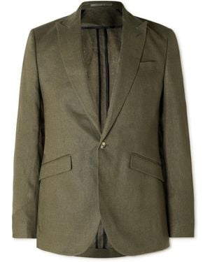 Favourbrook Ebury Linen Suit Jacket - Green