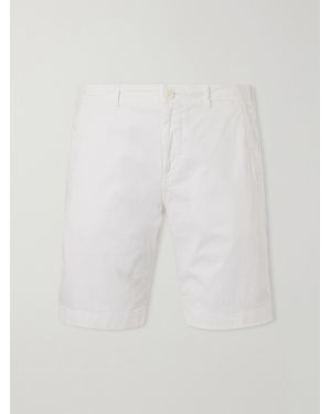 Vilebrequin Belin Woven Cotton-Blend Casual Shorts - White