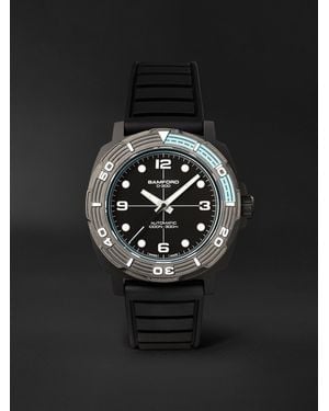 BAMFORD LONDON D-300 Automatic Ceramic Watch - Black