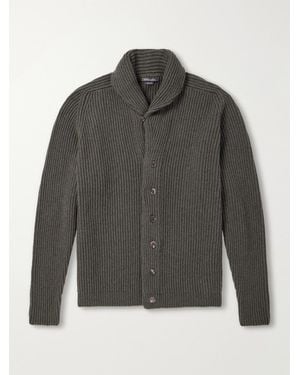 Begg x Co Yacht Cashmere Cardigan - Grey