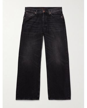 Nudie Jeans Loud Larry Wide-Leg Organic Jeans - Blue