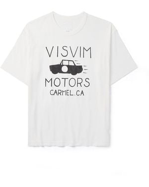 Visvim Logo-Print Cotton-Jersey T-Shirt - White