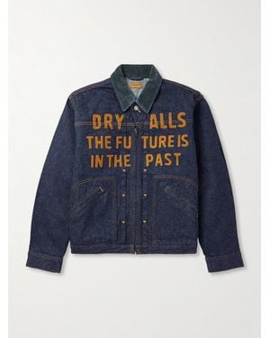 Human Made Embroidered Denim Jacket - Blue