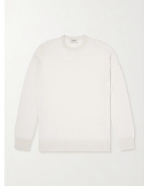 Piacenza 1733 Mulberry Silk And Cashmere-blend Jumper - Natural