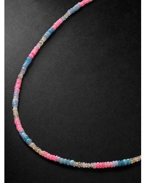 JIA JIA Gold Opal Beaded Necklace - Black