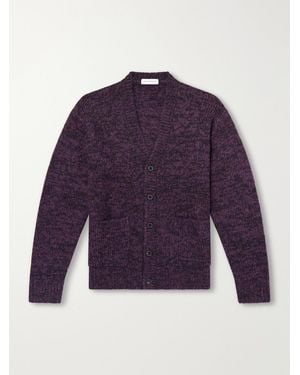 Dries Van Noten Mounia Alpaca-blend Cardigan - Purple
