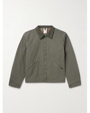Nudie Jeans Blake Cotton-Canvas Jacket - Green