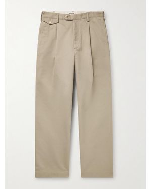 AURALEE Pantaloni A Gamba Dritta - Neutro