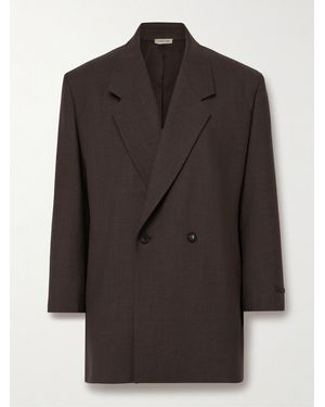 Fear Of God Eternal California Oversized Double-Breasted Wool Blazer - Black