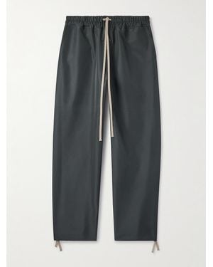 Fear Of God Jersey Wide-Leg Drawstring Trousers - Grey