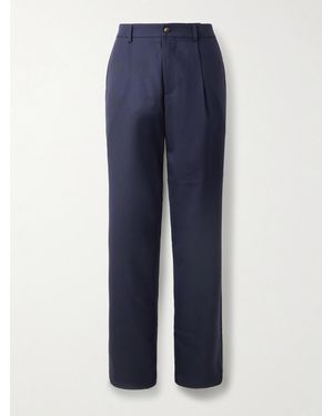 De Bonne Facture Pantaloni A Gamba Dritta - Blu