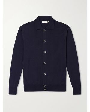 Altea Virgin Wool Cardigan - Blue
