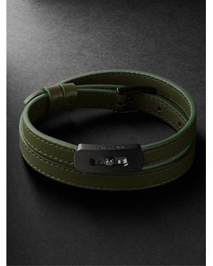 Messika My Move Armband aus Leder und Titan mit DLC-Beschichtung und Diamant - Schwarz