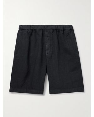 Boglioli Shorts A Gamba Dritta - Nero