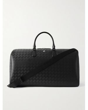 Montblanc Large 142 Extreme 3.0 Textured-leather Weekend Bag - Black