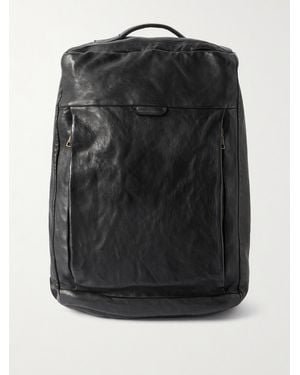 Officine Creative Helmet 052 Leather Backpack - Black