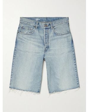 Celine Bermuda A Gamba Dritta - Blu