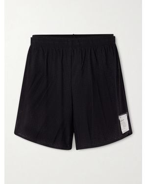 Satisfy Straight-Leg Logo-Appliqu&Eacute;D 5&Quot; Space‑O&Trade; Shorts - Black