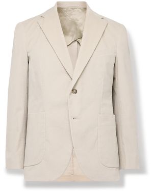 Altea Aston Cotton-Blend Corduroy Suit Jacket - Natural