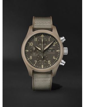 IWC Schaffhausen Pilot's Watch Top Gun Mojave Desert Automatic Chronograph 41.9mm Stainless Steel - Black