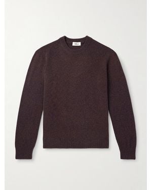 Altea Wool And Cashmere-Blend Jumper - Purple