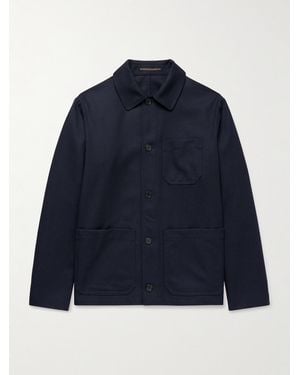 Slowear Incotex Twill Chore Jacket - Blue