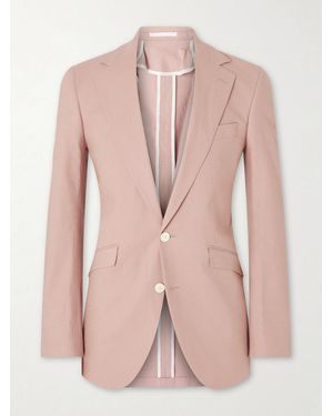 Favourbrook Cooper Linen-blend Suit Jacket - Pink