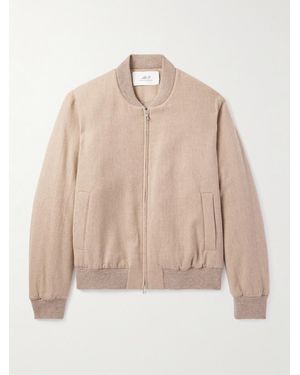 MR P. Padded Cashmere-blend Bomber Jacket - Natural