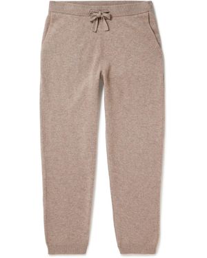NN07 6610 Straight-Leg Wool And Cashmere-Blend Sweatpants - Natural