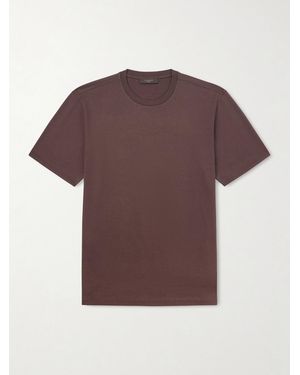 Slowear Cotton And Silk-blend Jersey T-shirt - Red