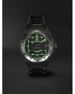MICROMILSPEC Hercules Automatic 42Mm Stainless Steel Watch, Ref. No. Mic_595 - Black