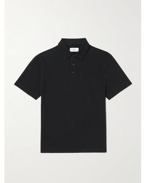 MR P. Cotton-piqué Polo Shirt - Black