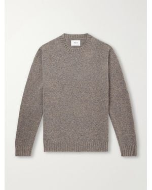 NN07 Lee 6598 Merino Wool-Blend Sweater - Grau