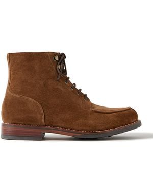 Grenson Donald Suede Boots - Brown