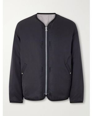 Visvim Wool And Silk-Blend Twill Down Liner Jacket - Blue