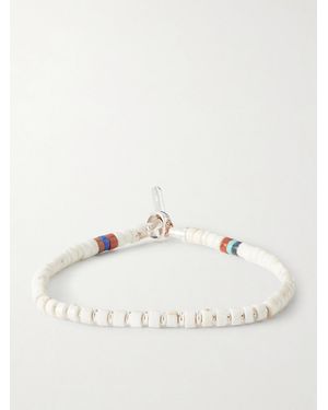 Mikia Sterling Magnesite Beaded Bracelet - Natural