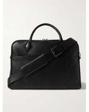 Metier Closer All Day Full-Grain Leather Briefcase - Black