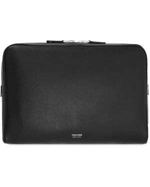Tom Ford Full-grain Leather Pouch - Black