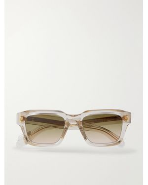 Cutler and Gross 1432 Square-Frame Acetate Sunglasses - Natural