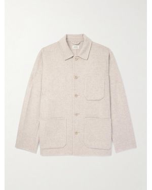 Hartford Jay Double-Faced Wool-Blend Jacket - Natural