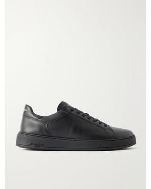 J.M. Weston On Time Leather Sneakers - Black