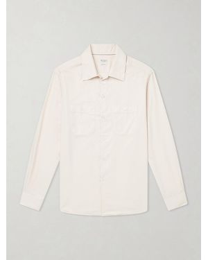 Brunello Cucinelli Cotton-Poplin Shirt - Natural