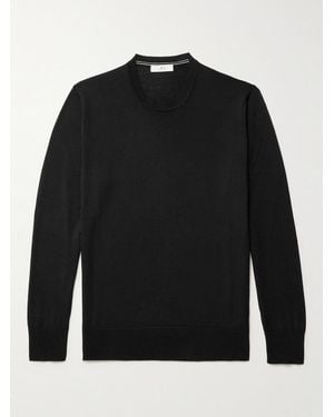 MR P. Merino Wool Jumper - Black