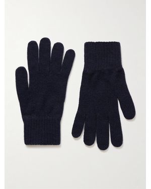 William Lockie Cashmere Gloves - Blue