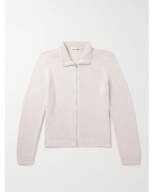 Our Legacy Float Silk Zip-up Cardigan - Natural