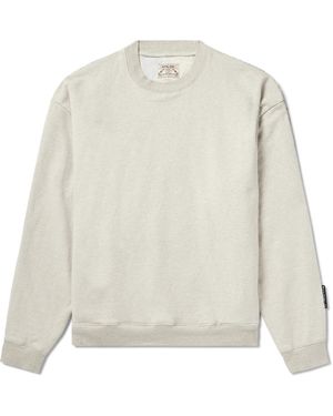Kapital Patchwork Cotton-Blend Jersey Sweatshirt - White
