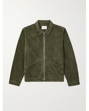 Folk Cotton-Corduroy Jacket - Green