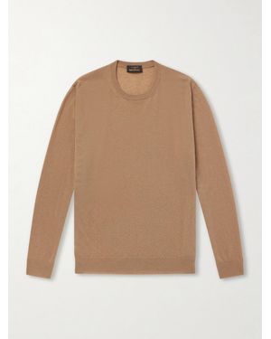 Slowear Zanone Cashmere-Blend Sweater - Natur