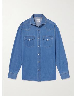 Brunello Cucinelli Denim Shirt - Blue