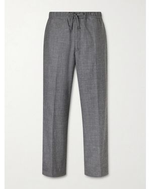 Officine Generale Nilson Straight-leg Virgin Wool - Grey